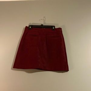 Size 8 faux suede skirt
